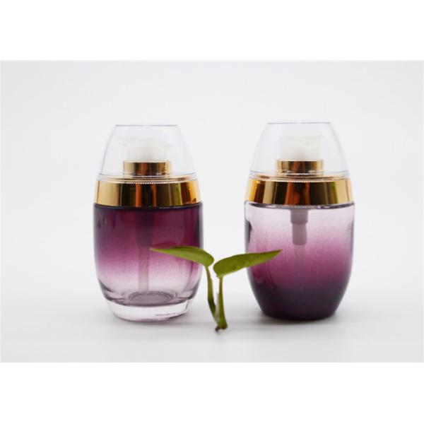 Cosmetic Essence Glass Lotion Bottles , Glass Lotion Containers For 30ml