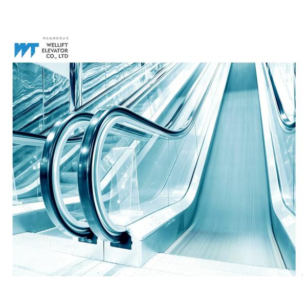 Streamline Handrail Design Parallel Escalator With Variable Frequency Control
