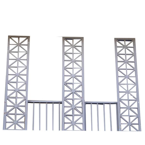 Matte Black Aluminum Wrought Iron Balcony Railing Security Steel Balustrade