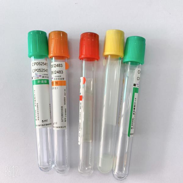 Plain Serum  Blood Collecting Tube No Additive EDTA K2 / K3 Na2