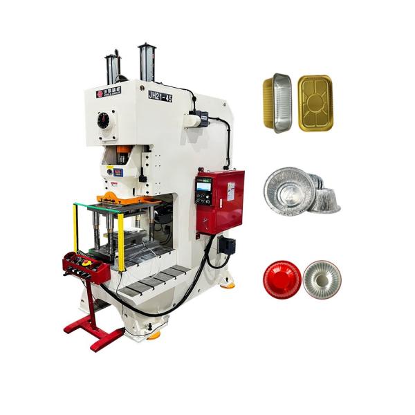 Automatic Aluminum Foil Box Container Punch Machine for Fast Food Takeaway Containers