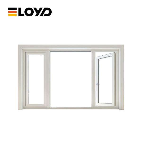 Apartment Hotel Double Glazed Tempered Glass Casement Windows With Screen Replacement