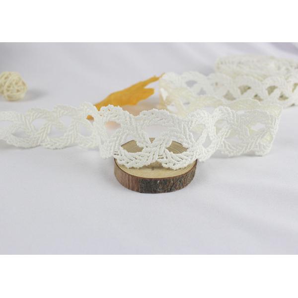 Crochet Water Soluble Cotton Lace Trim Edging For Appreal 3.5 cm Width Indian Style