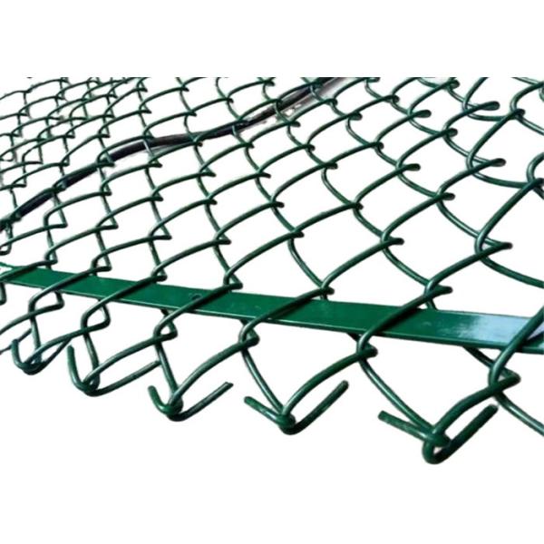 60mm 80mm Hole Size Small Chain Link Fence Diamond Wire Mesh For Tennis Courts