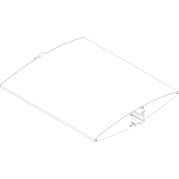 Aerofoils Louvre Facade System Decoration Durable Blade Length 7200mm MAX