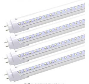 China 8W 2ft T8 Led Fluorescent Tube 1120 Lm 6500K Cool White Ballast Bypass G13 Base on sale