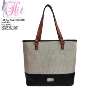 Cheap China Factory Supply Directly Lady PU leather Handbag Wholesale Tote Bag for sale