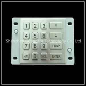 Cheap Metal Button Usb Numeric Keypad , PS2 Interface Portable Numeric Keypad for sale