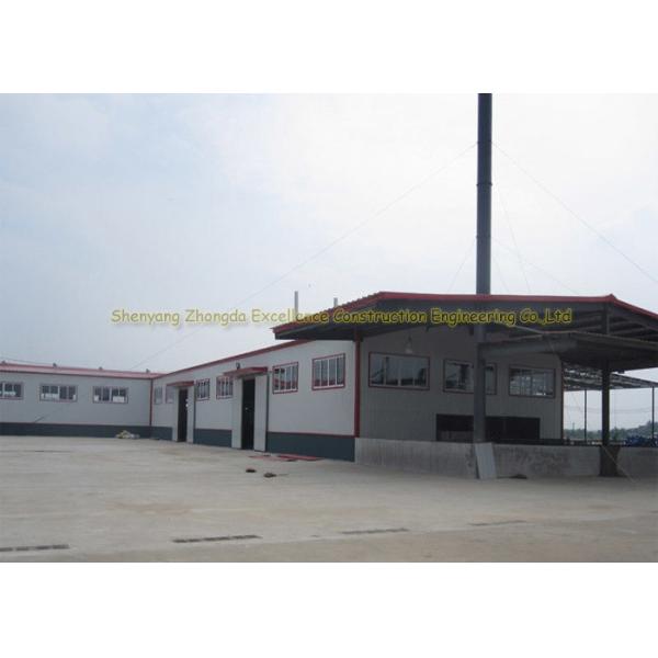 Durable Light Weight Fabrication Steel Structure Prefab Metal Workshop