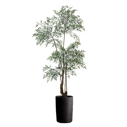 Peva Green Artificial Potted Floor Plants Bamboo Outdoor Decor