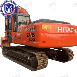 Cheap ZX200 ZX200-6 20 Ton Used Hitachi Crawler Excavator 97% New for sale