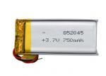 High Safety Small Lithium Polymer Battery Pack 3.7V 750mAh 852045 For Speaker