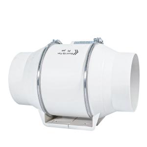China Plastic 220V 4/5/6inches 100/125/150/200mm Ducting Ventilation Mixed Flow Exhaust Inline Duct Fan on sale