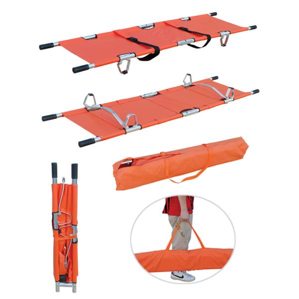 Small Size 13 Cm Folding Mortuary Stretcher Trolley