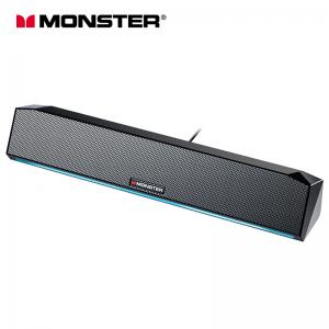 Cheap FCC Monster G01 RGB Computer Speakers Black 1.4m Portable Bluetooth Speaker for sale