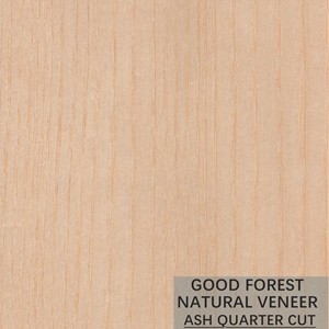 Natural ASH Wood Veneer Sheets Special Grain Customized For Doors