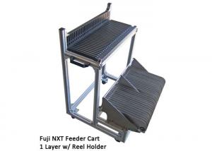 China Heavy-duty single layers 45 feeder slots aluminum Fuji NXT Feeder Cart for Fuji NXT tape feeder use on sale