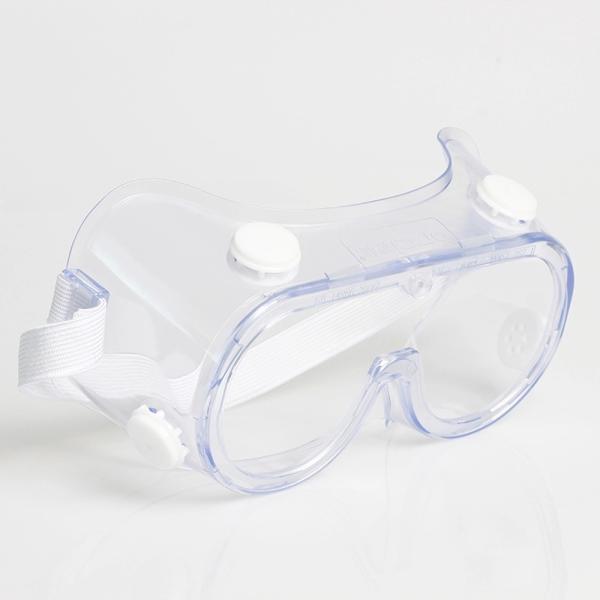Disposable Surgery Safety Glasses PVC PC Material Transparent Color For Hospital