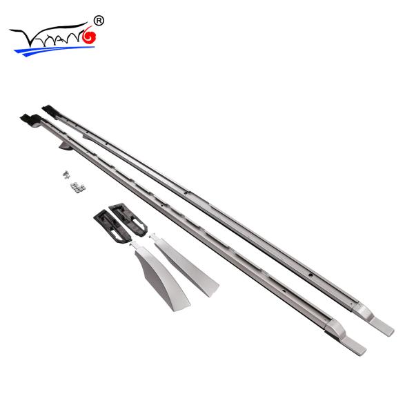 C009 HIGH QUALITY ROOF RAILS SIDE RAILS FOR LAND ROVER DISCOVERY 4 SILVER