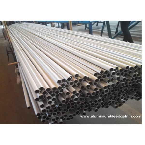 Weather Resistance Round Aluminum Extrusion Profiles 6061 6063 7075 Anodized Silver