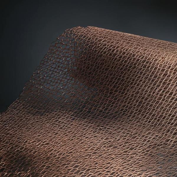 Durability 1.2mm Custom Metal Mesh Painting For Decorative Applications