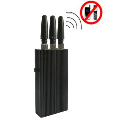 3 Antenna Cheap Handheld Cell Phone GSM CDMA DCS PHS 3G Signal Jammer Blocker Interceptor