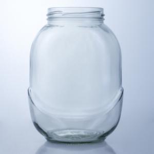 Cheap Clear Round Glass Jar for Decal Surface Handling in Food Grade Production Solution for sale