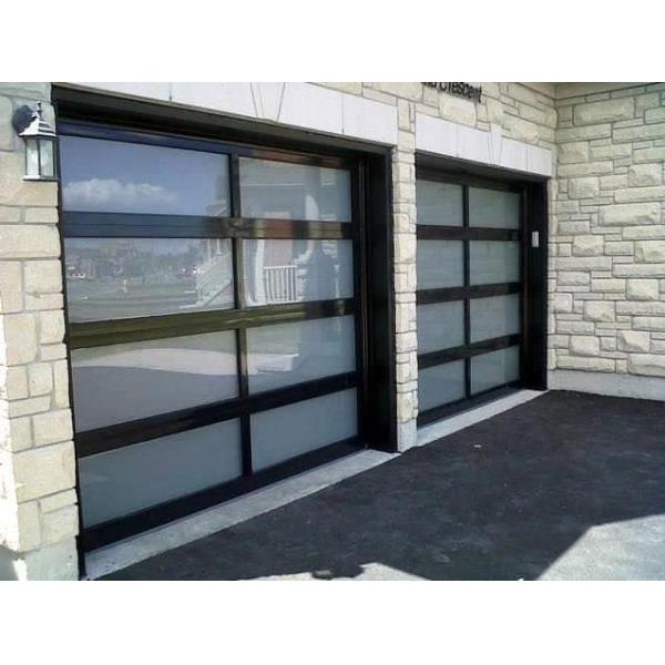 Automatic Black Aluminum Sectional Garage Rolling Door 12x12 Roll Up Door