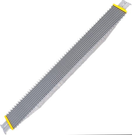 CNAS Grey  Aluminum Pallet Escalator Step Spare Part Escalator With Demarcation Line