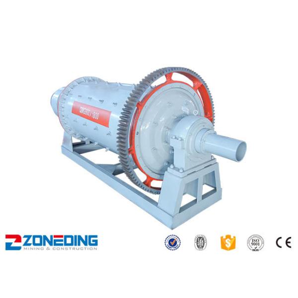 Ore Quartz Sand Cement Ball Mill Machine AC Motor Large Capacity Simple Structure