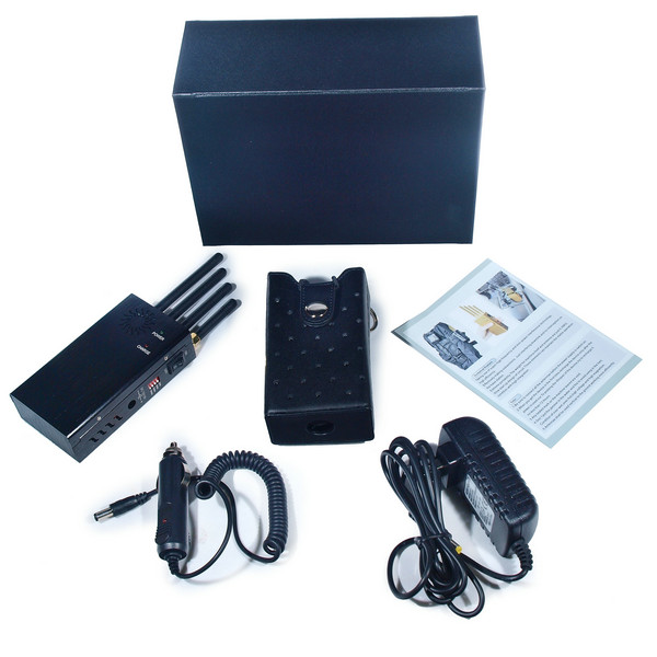 4 Antenna Portable Cell Phone GSM 3G WIFI Signal Jammer Blocker W/ Single Band Switch
