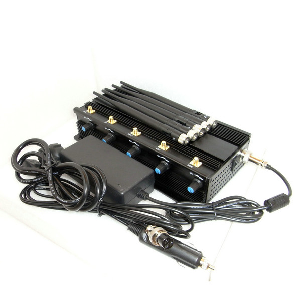 5 Antenna Power Strength Adjustable Mobile phone Jammer GSM/CDMA/DCS/PHS/3G/4G LTE/WiMax