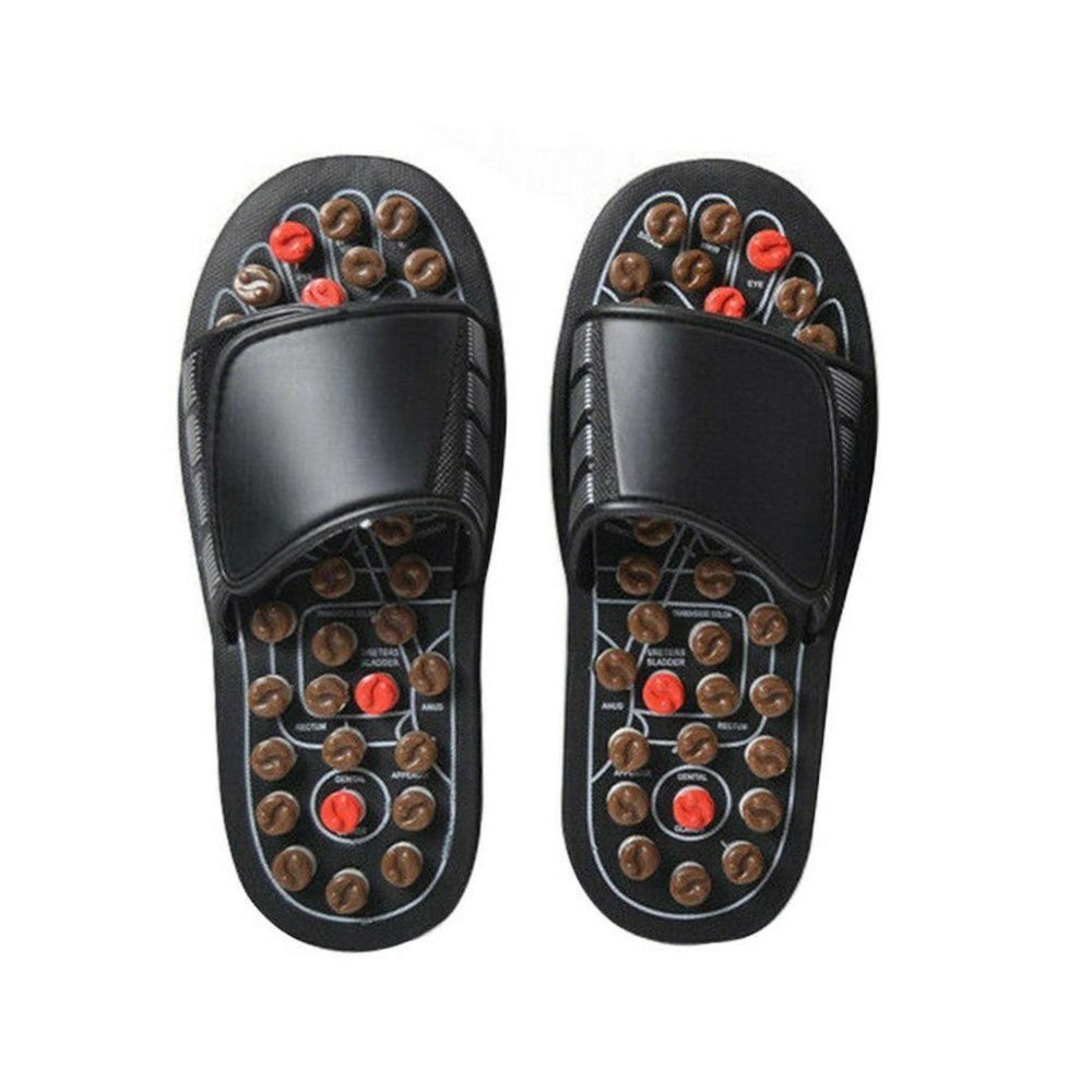 Cheap Comfortable Acupressure Massage Slippers , Foot Massage Slippers Magic Paste Design for sale