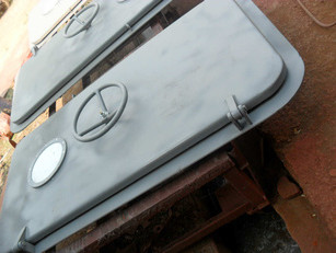 A60 Fireproof Marine Doors Weathertight Double Leaf Steel And Aluminum