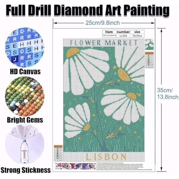 Custom Flower Diamond Painting Kits Funny DIY Crafts For Kids And Adults