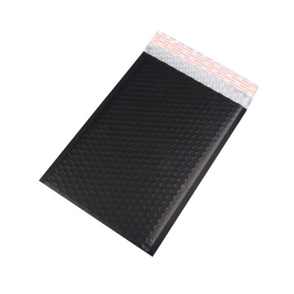 Heat Seal Matte Metallic Bubble Mailers 4X8 #000 Moisture Resistant For Packaging