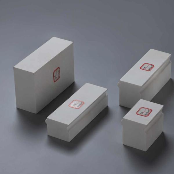 White Alumina Ceramic Brick High Alumina Wear Resistance Bricks Corrosion Resistant