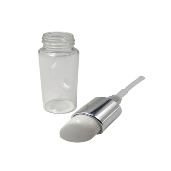 Frosted Empty Glass Lotion Bottles With Pump Dispenser , Long Life Time
