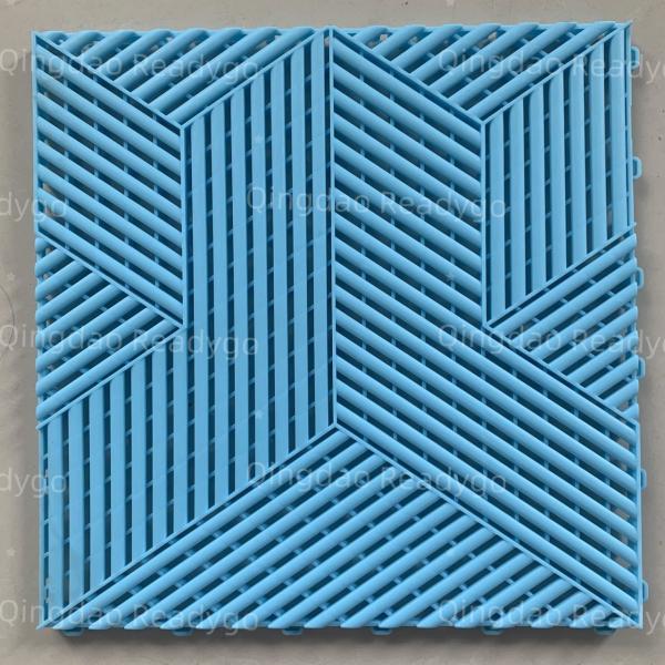 400*400mm Interlocking Workshop Floor Tiles 3D Tile Flooring For Garage