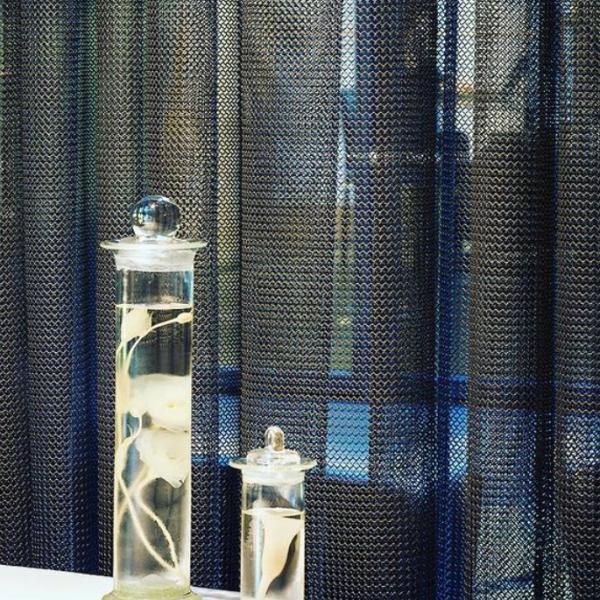 ODM OEM Stainless Steel Ring Mesh Curtain Polished / Electroplating Finished