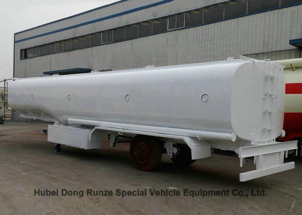 Liquid Flammable Petrol Oil Tank Semi Trailer 3 Axles For Diesel Gasoline ,Oil , Kerosene 44000Liters Transport