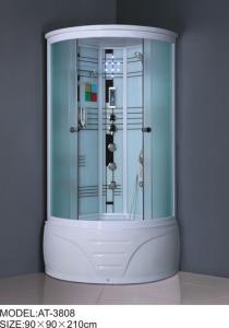 900mm quadrant shower enclosure white painted chrome Color with top light