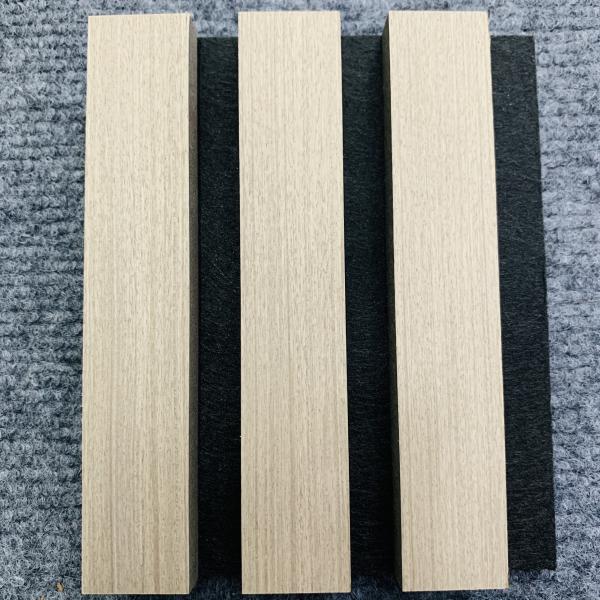 Natural Veneer Oak Sound Proof Acoustic Panels Decorative Acoustic Wood Wall Panel