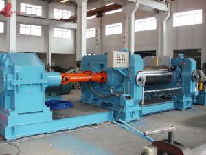 Cheap High hardness Ø26x80 Electric Two Roll Rubber Mixing Mill With Cooling water for sale