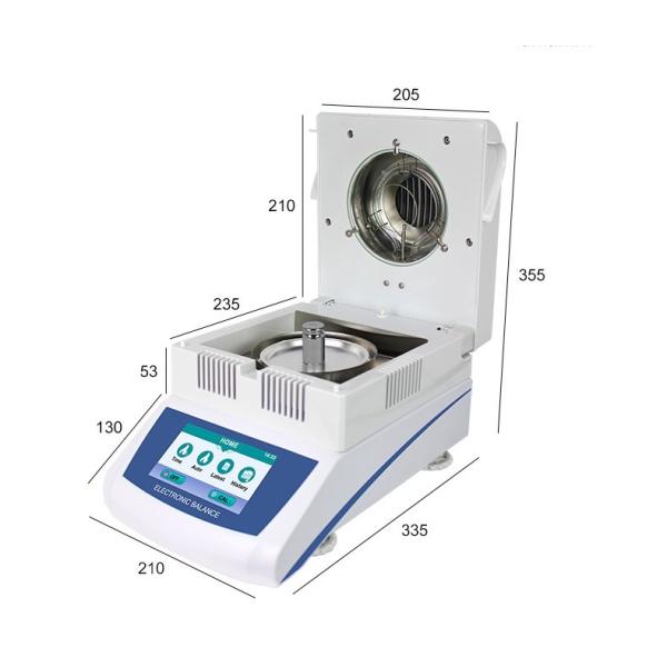 Lab Digital Grain Corn Moisture Tester Halogen Moisture Meter Timing Automatic