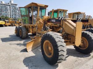 Cheap 140G  Motor Grader Used Road Grader Yellow Color With 138kW Rated Power for sale