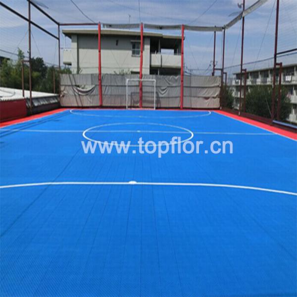 PP/PVC interlocking sports flooring for indoor/outdoor sports court