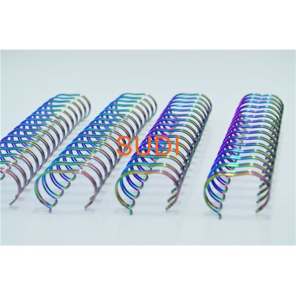 Rainbow Gold 5/8 Inch-1-3/4 Inch Wire O Bindings, Suitable For High-End Notebooks