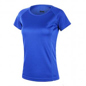 Cheap Women Sports T-shirts, preshrunk Sports T-shirts, Quick dry fabric T-shirts, promotional Logo printed T-shirts for sale