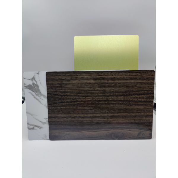 Mirror Finish PVDF Aluminum Composite Panel Sheet 4mm  Brushed